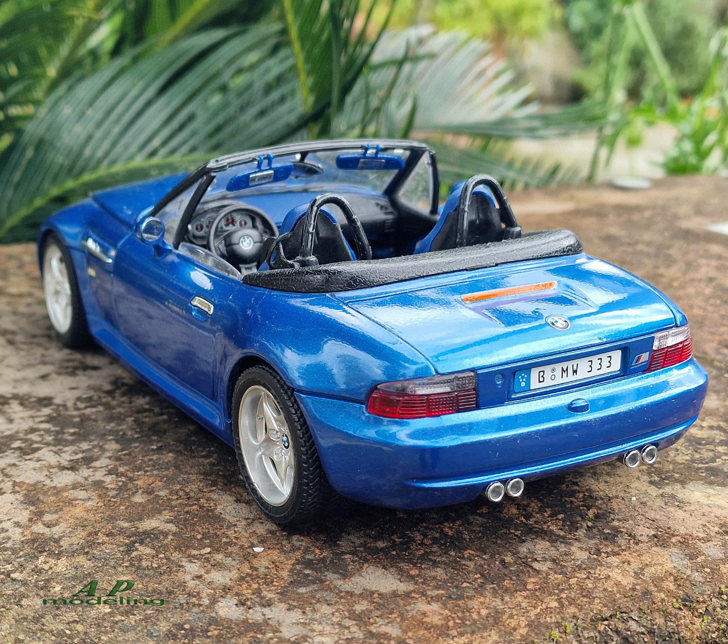 modellino auto scala 1/18 bmw z3 roadster modellini da collezione della bburago