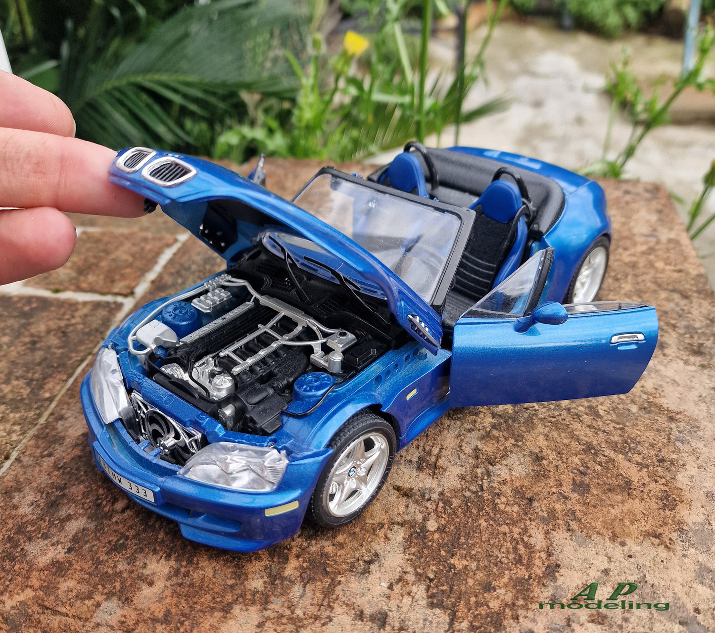 modellino auto scala 1/18 bmw z3 roadster modellini da collezione della bburago