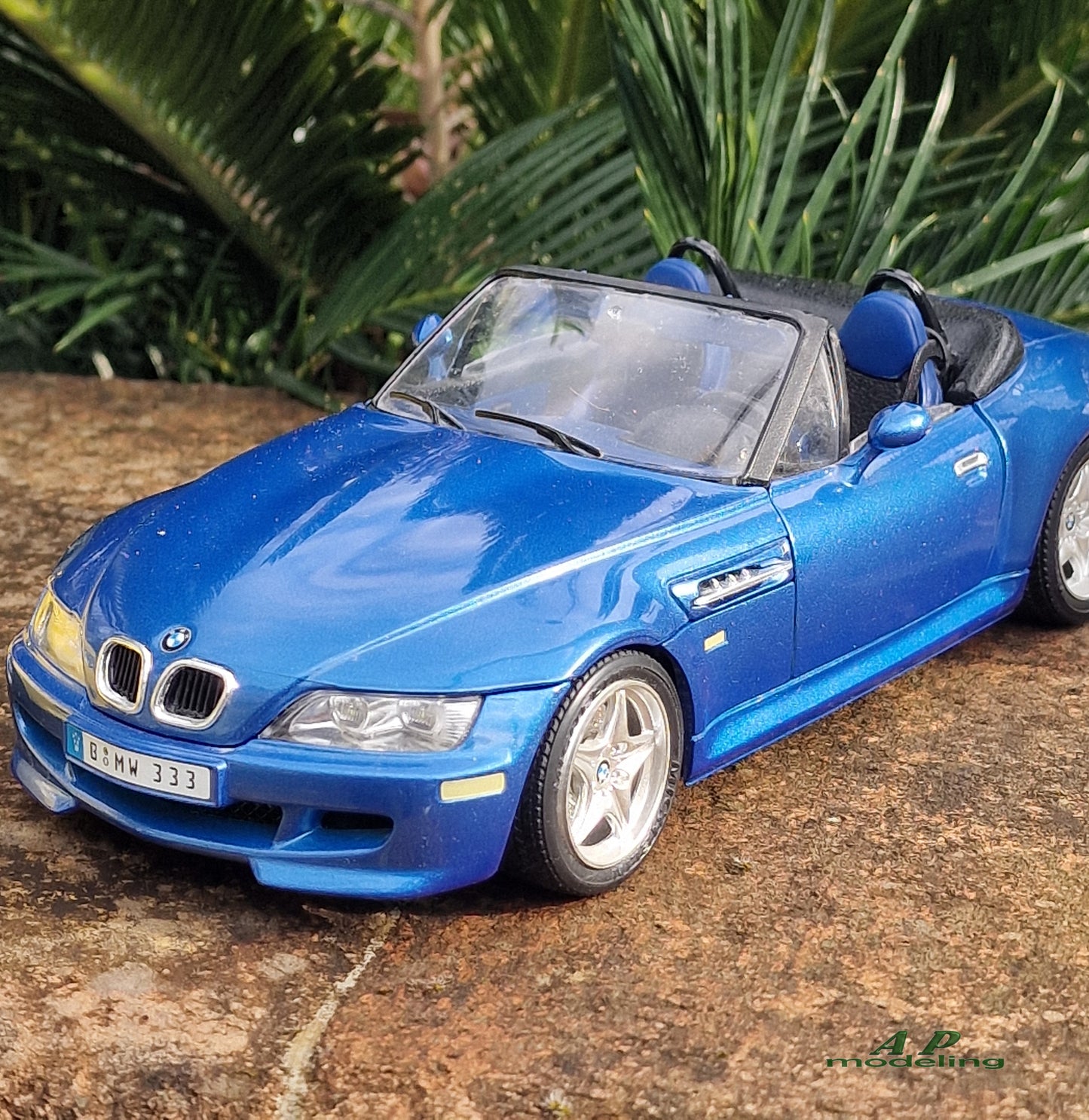 modellino auto scala 1/18 bmw z3 roadster modellini da collezione della bburago