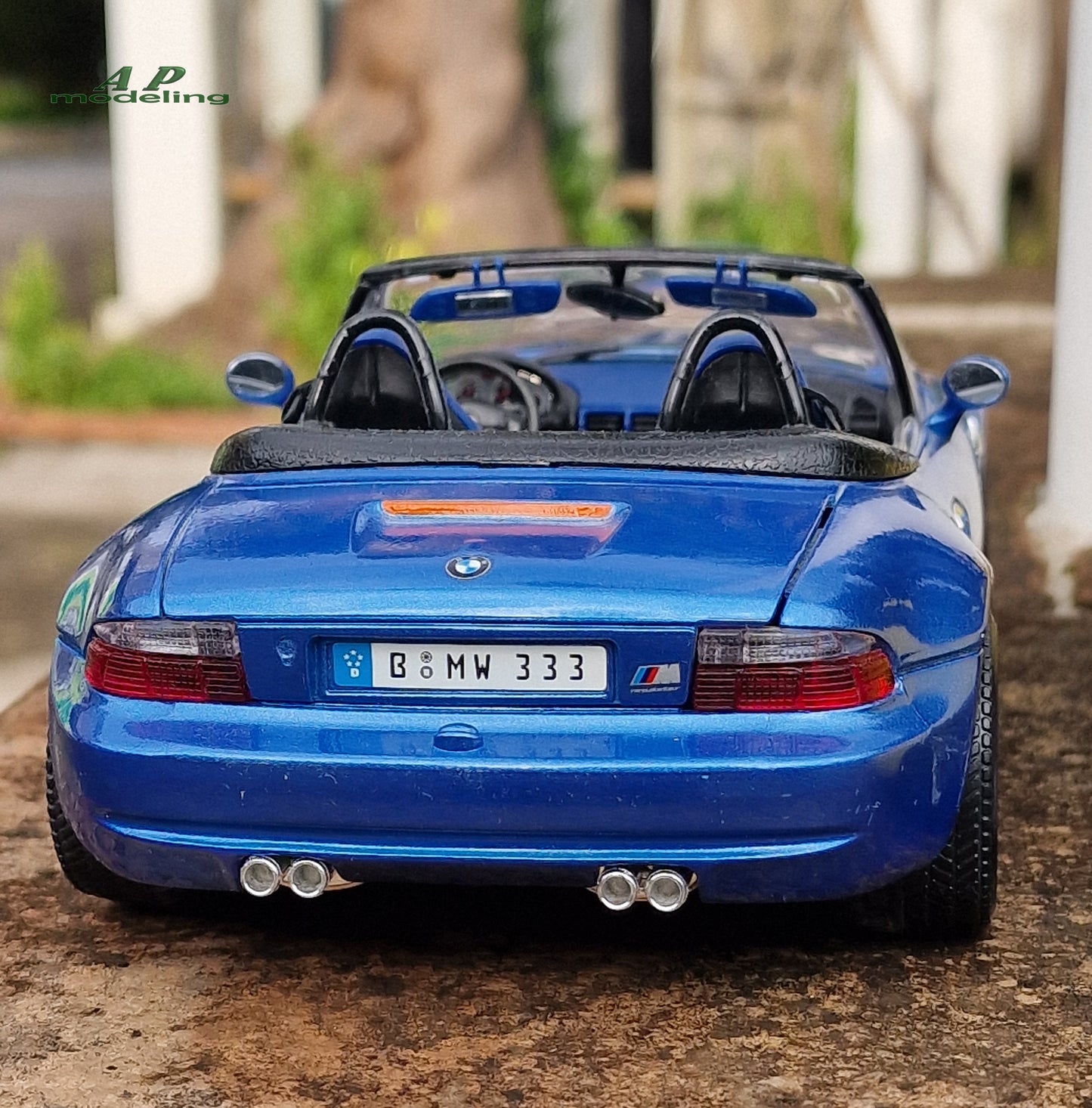 modellino auto scala 1/18 bmw z3 roadster modellini da collezione della bburago