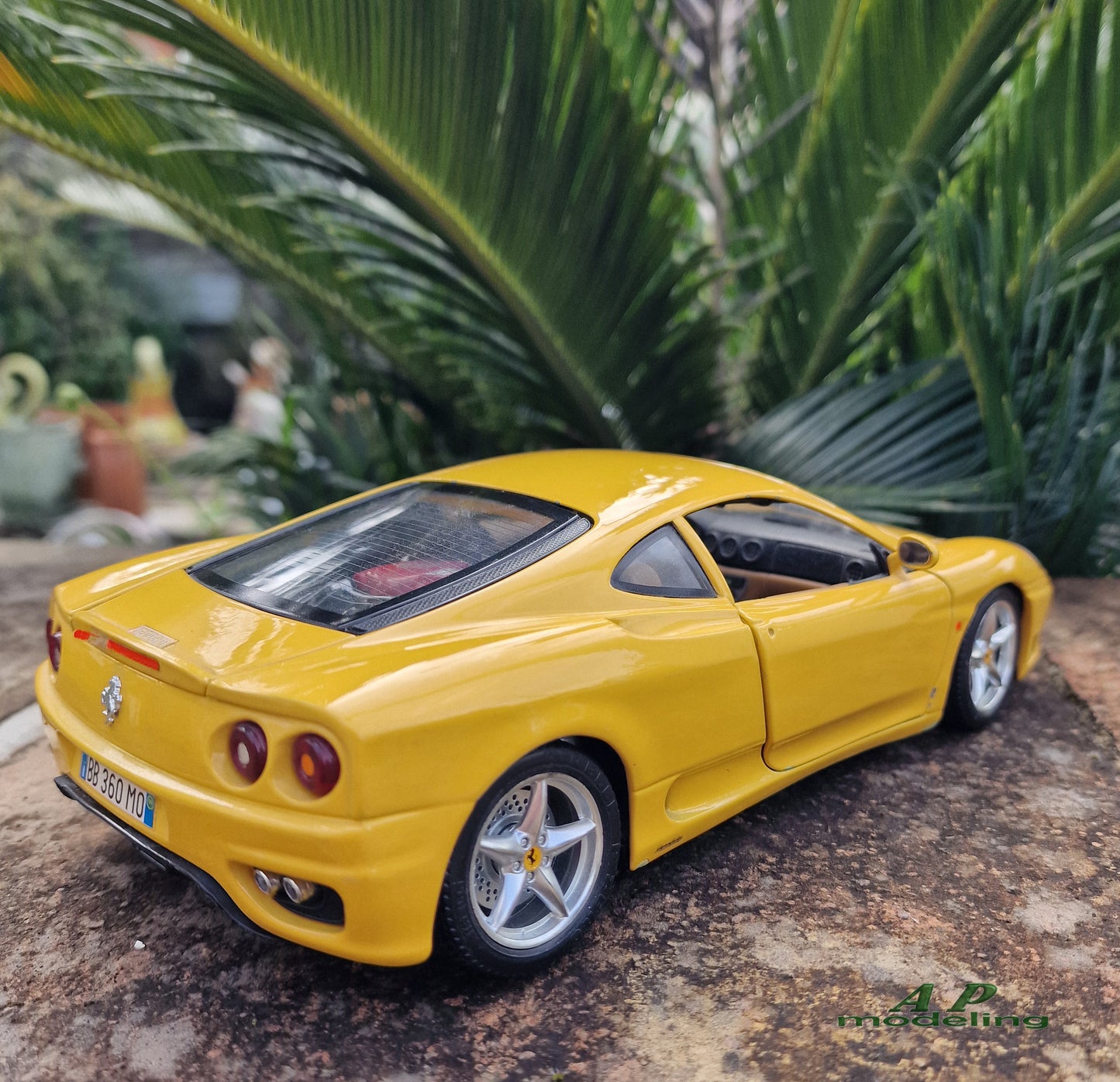 modellino auto scala 1/18 ferrari 360 modena modellini da collezione bburago