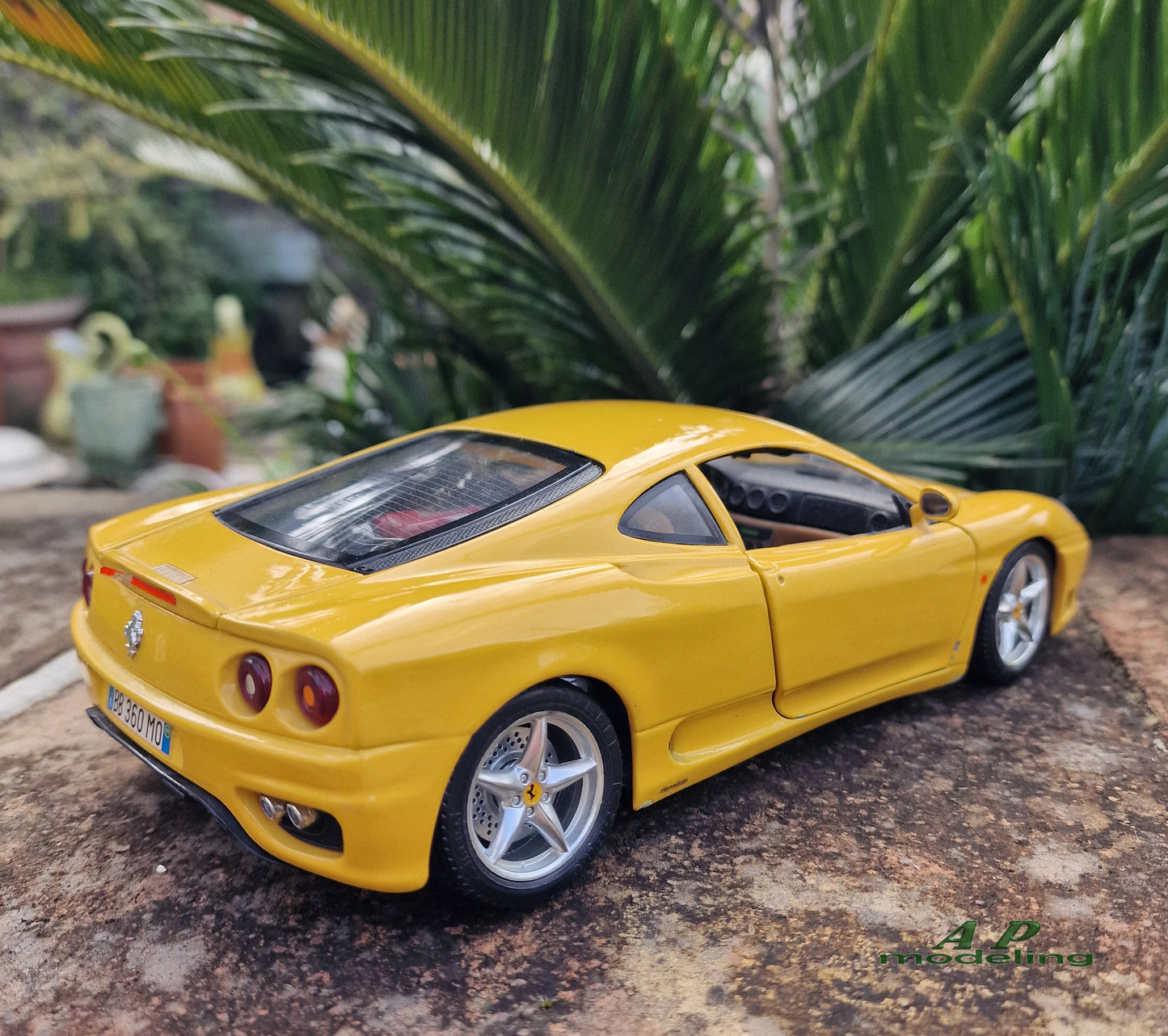 modellino auto scala 1/18 ferrari 360 modena modellini da collezione bburago