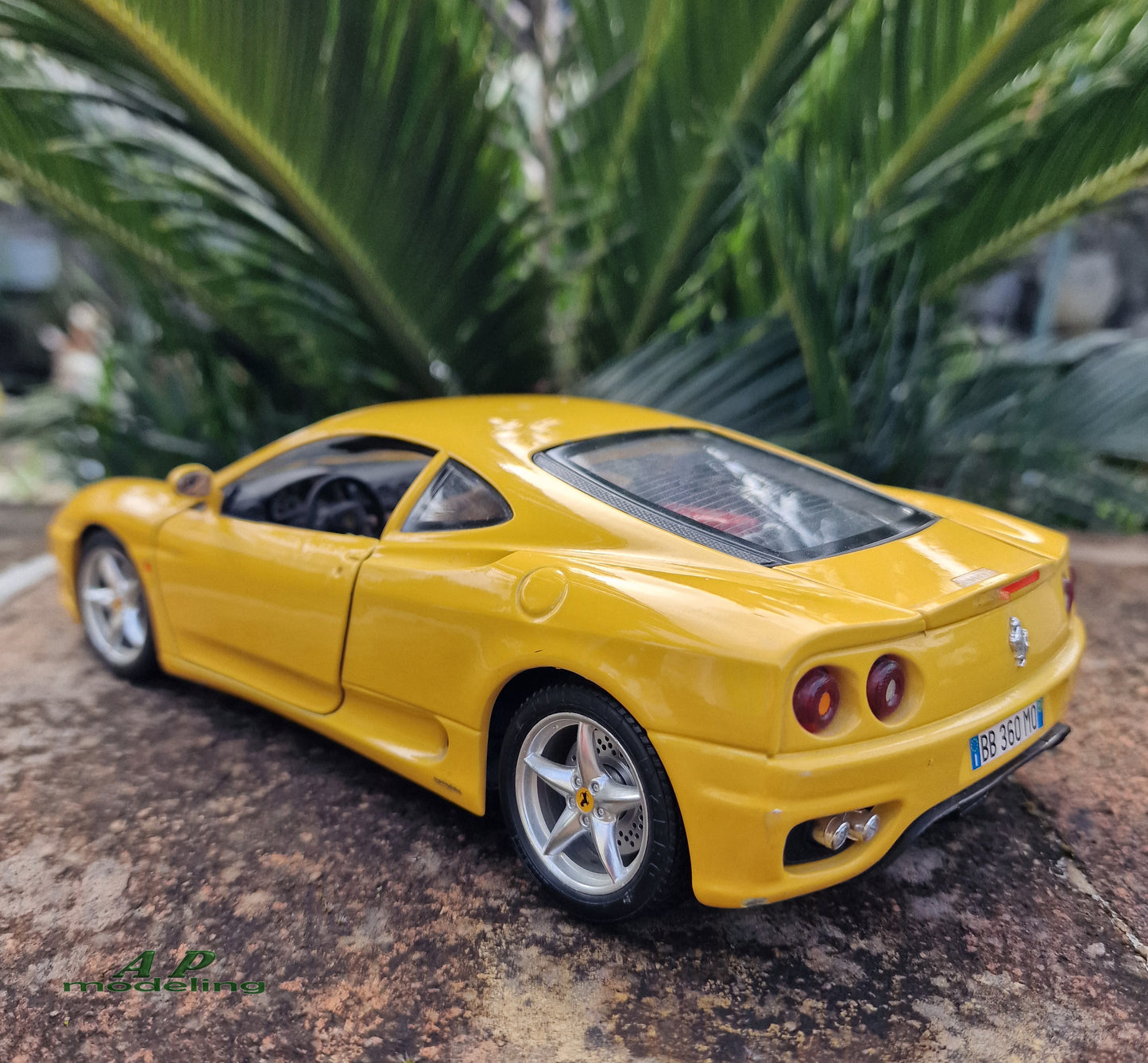 modellino auto scala 1/18 ferrari 360 modena modellini da collezione bburago