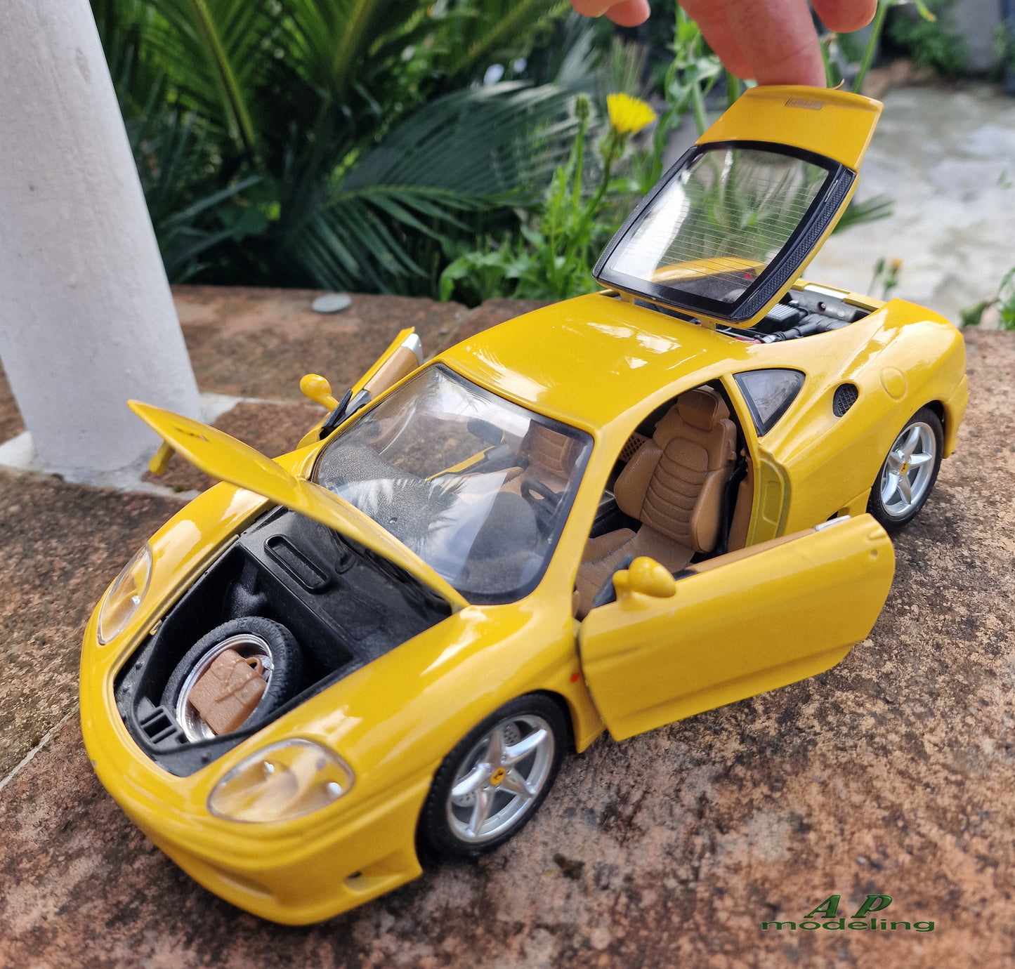 modellino auto scala 1/18 ferrari 360 modena modellini da collezione bburago