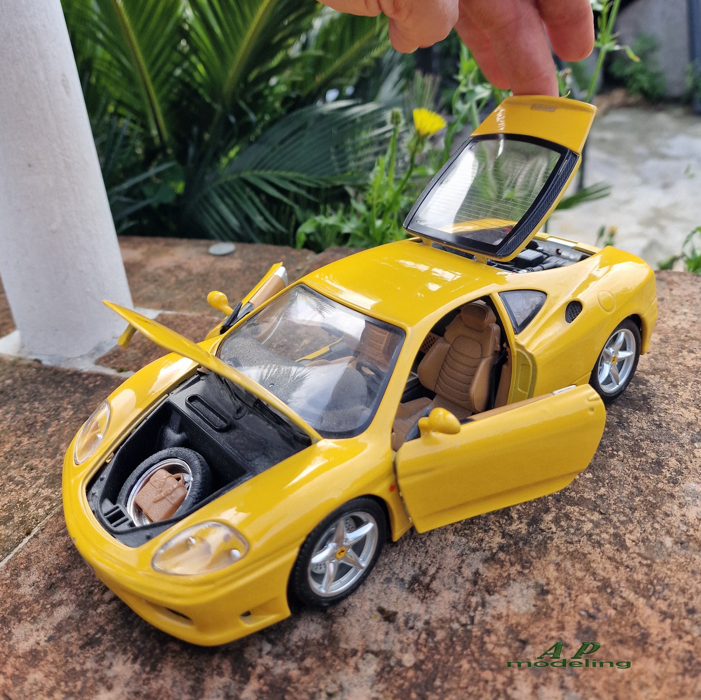 modellino auto scala 1/18 ferrari 360 modena modellini da collezione bburago
