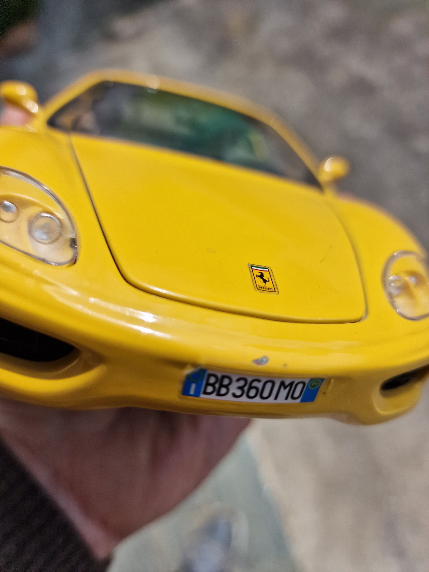 modellino auto scala 1/18 ferrari 360 modena modellini da collezione bburago