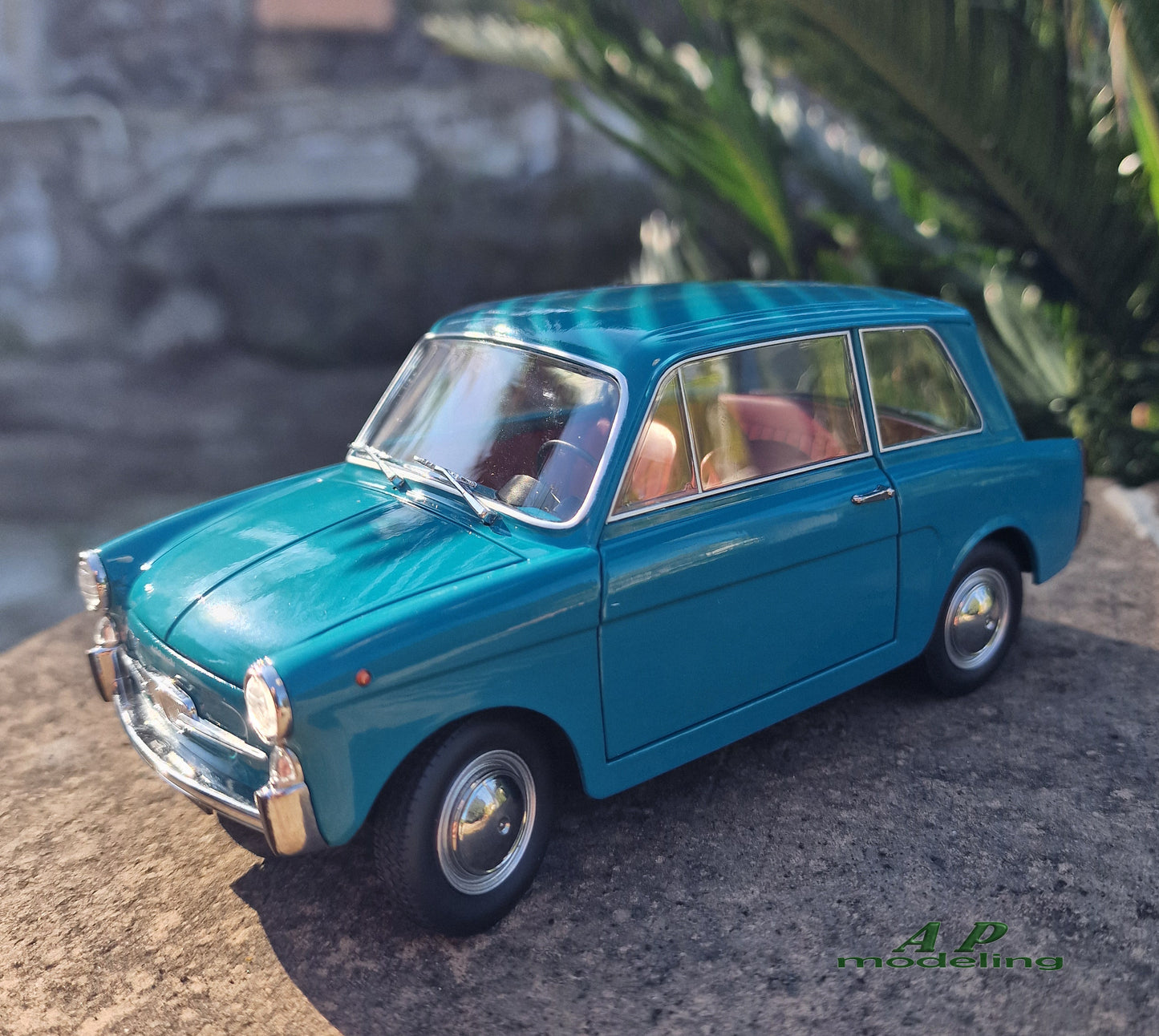 modellino auto scala 1/18 Autobianchi bianchina 4posti del 1962 della mitica