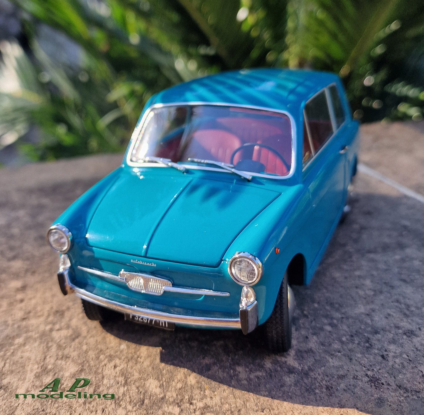 modellino auto scala 1/18 Autobianchi bianchina 4posti del 1962 della mitica