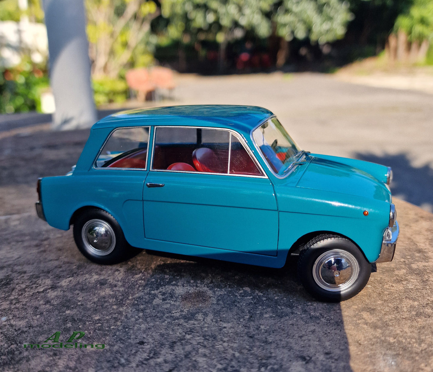modellino auto scala 1/18 Autobianchi bianchina 4posti del 1962 della mitica