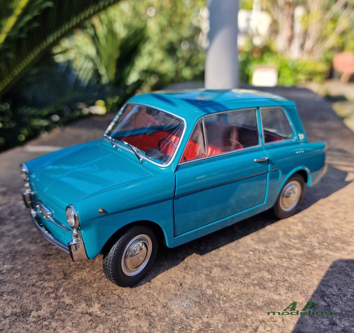 modellino auto scala 1/18 Autobianchi bianchina 4posti del 1962 della mitica