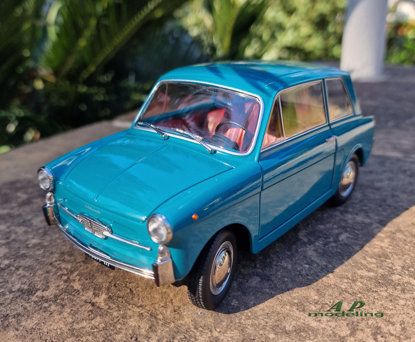 modellino auto scala 1/18 Autobianchi bianchina 4posti del 1962 della mitica
