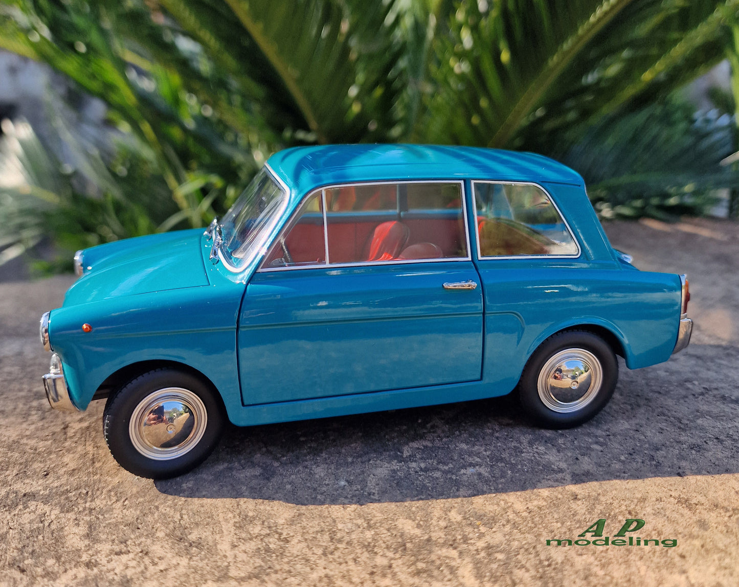 modellino auto scala 1/18 Autobianchi bianchina 4posti del 1962 della mitica