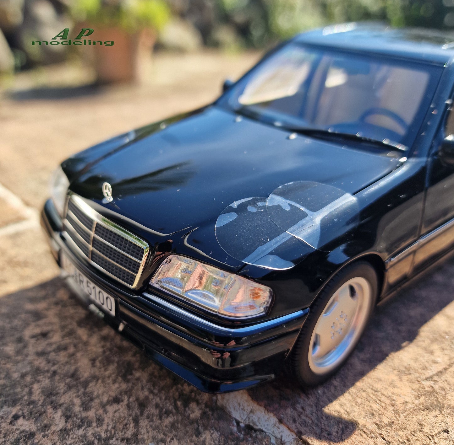 modellino auto 1/18 mercedes c36 AMG del 1993 modellini da collezione norev