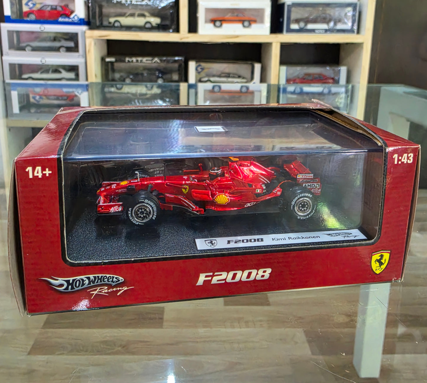 modellino auto Formula 1 scala 1/43 Ferrari Kimi Raikkonen della Hot Wheel