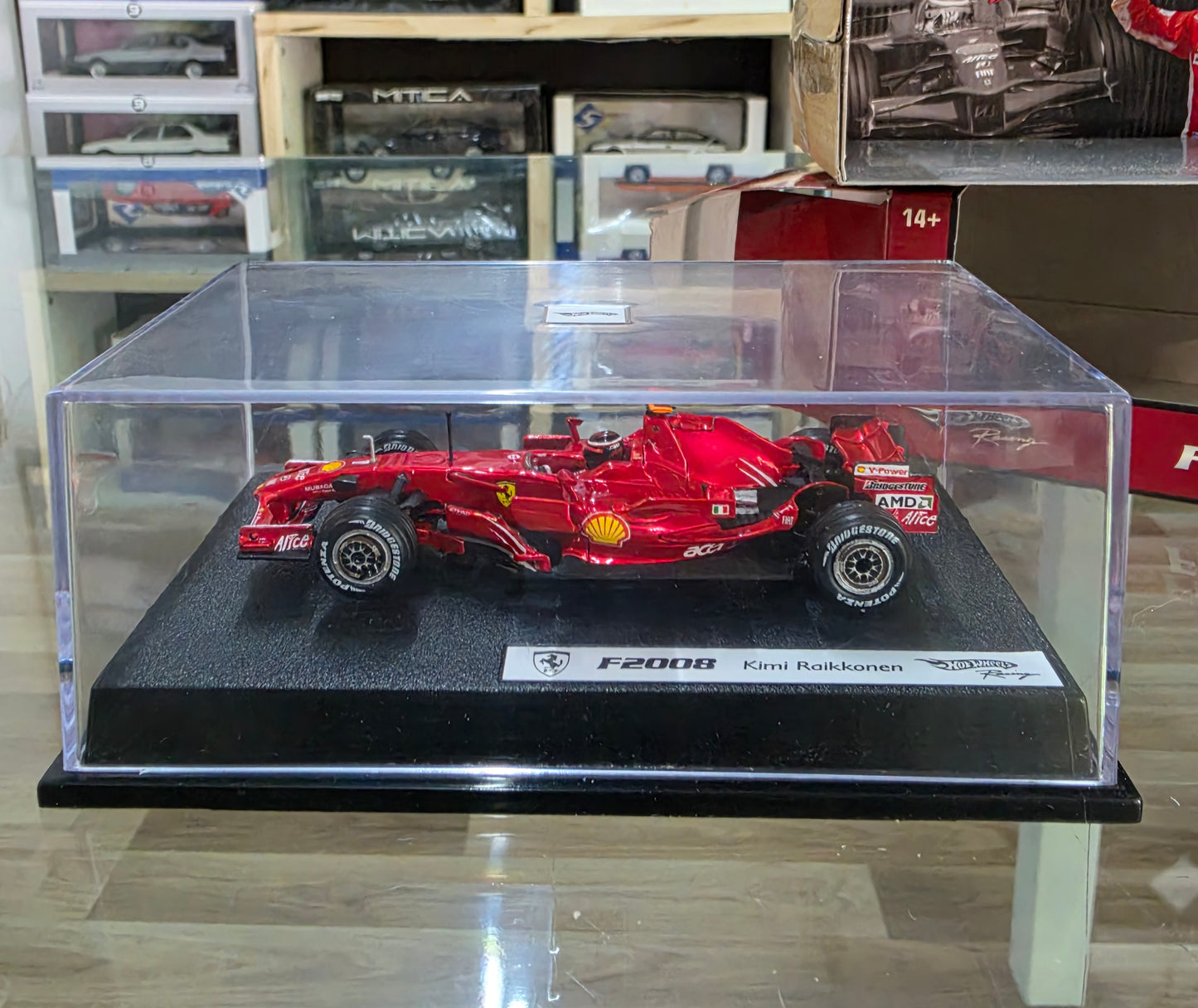 modellino auto Formula 1 scala 1/43 Ferrari Kimi Raikkonen della Hot Wheel