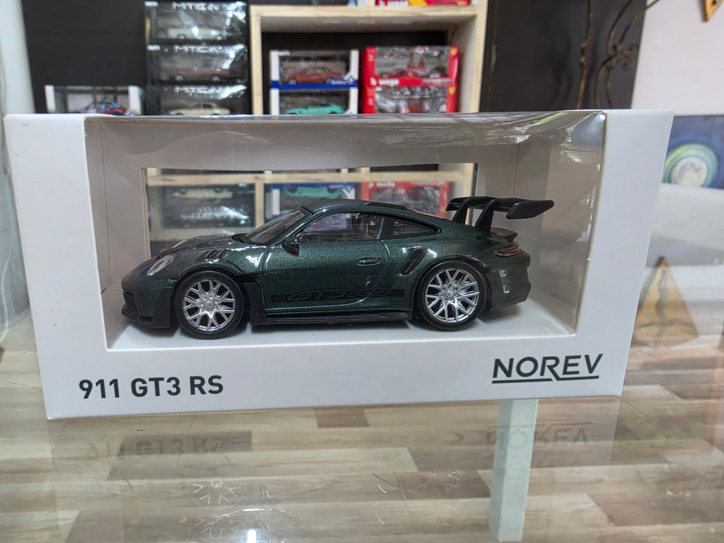 modellino auto scala 1/43 Porsche 911 GT3 RS modellini della Norev