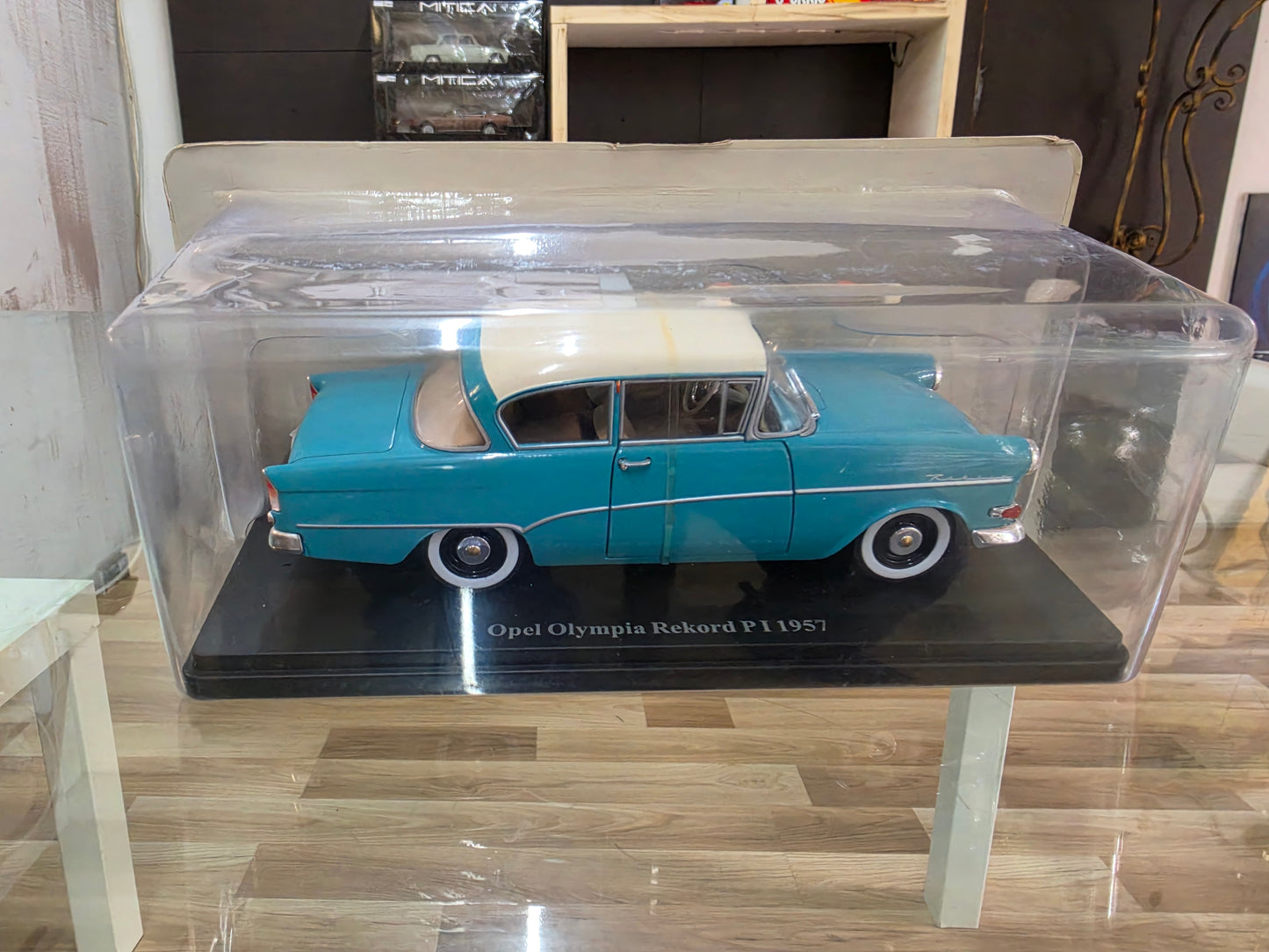 modellino auto scala 1/24 Opel Olympia Rekord PI 1957 modellini edizione edicola