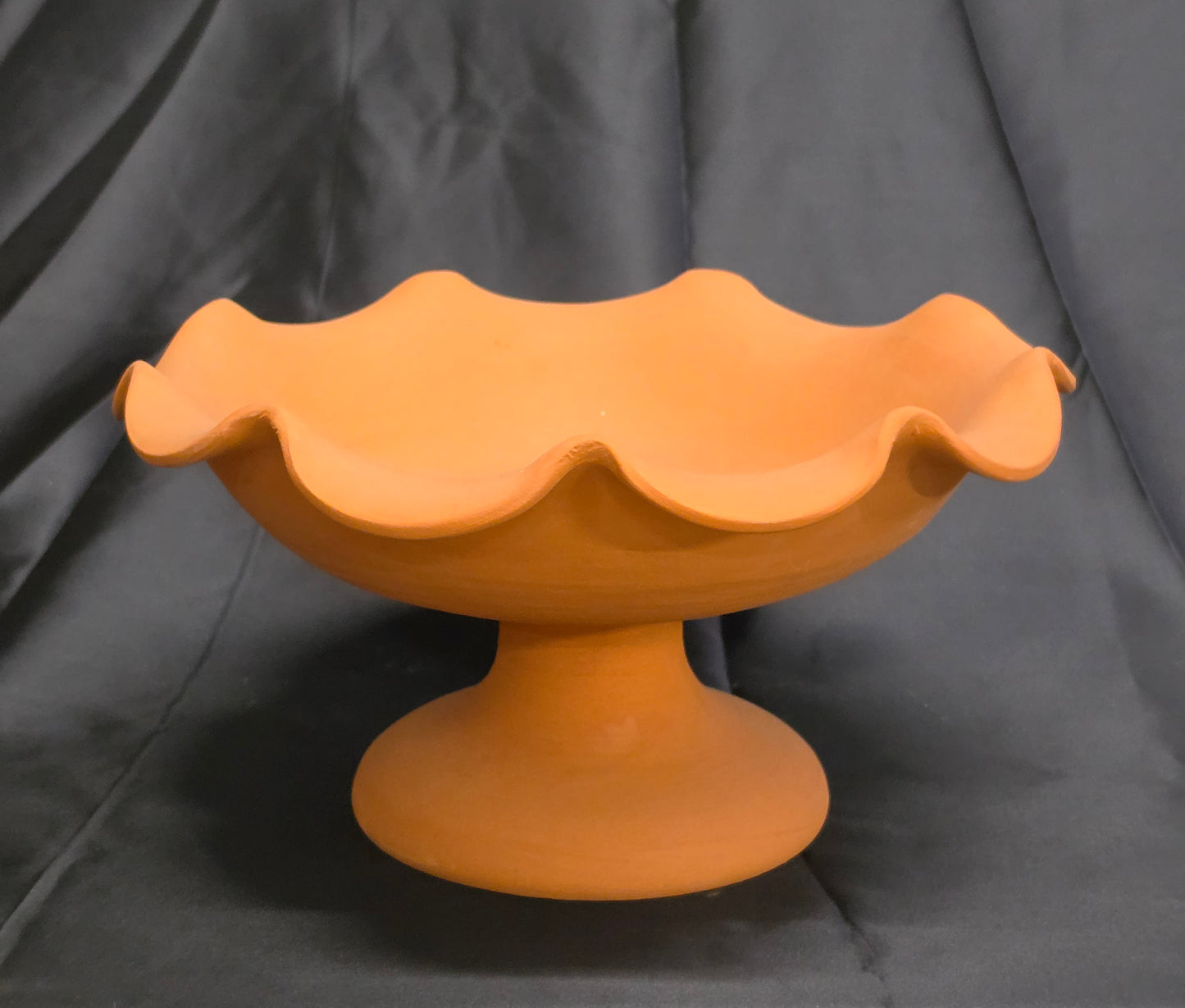 Centro tavola  portafrutta da cucina terracotta grezza da decorare diametro 30cm