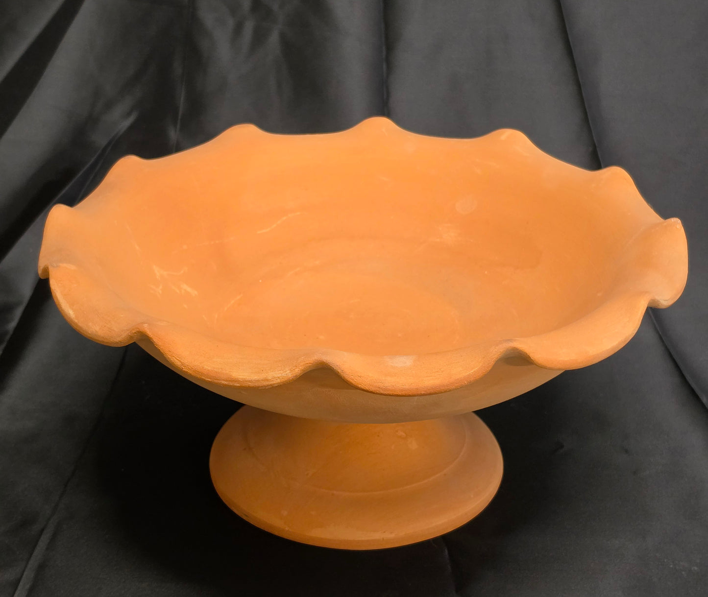 Centro tavola  portafrutta da cucina terracotta grezza da decorare diametro 30cm