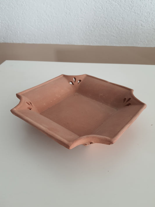 Posacenere in terracotta grezza svuota tasche porta cioccolatini da decorare