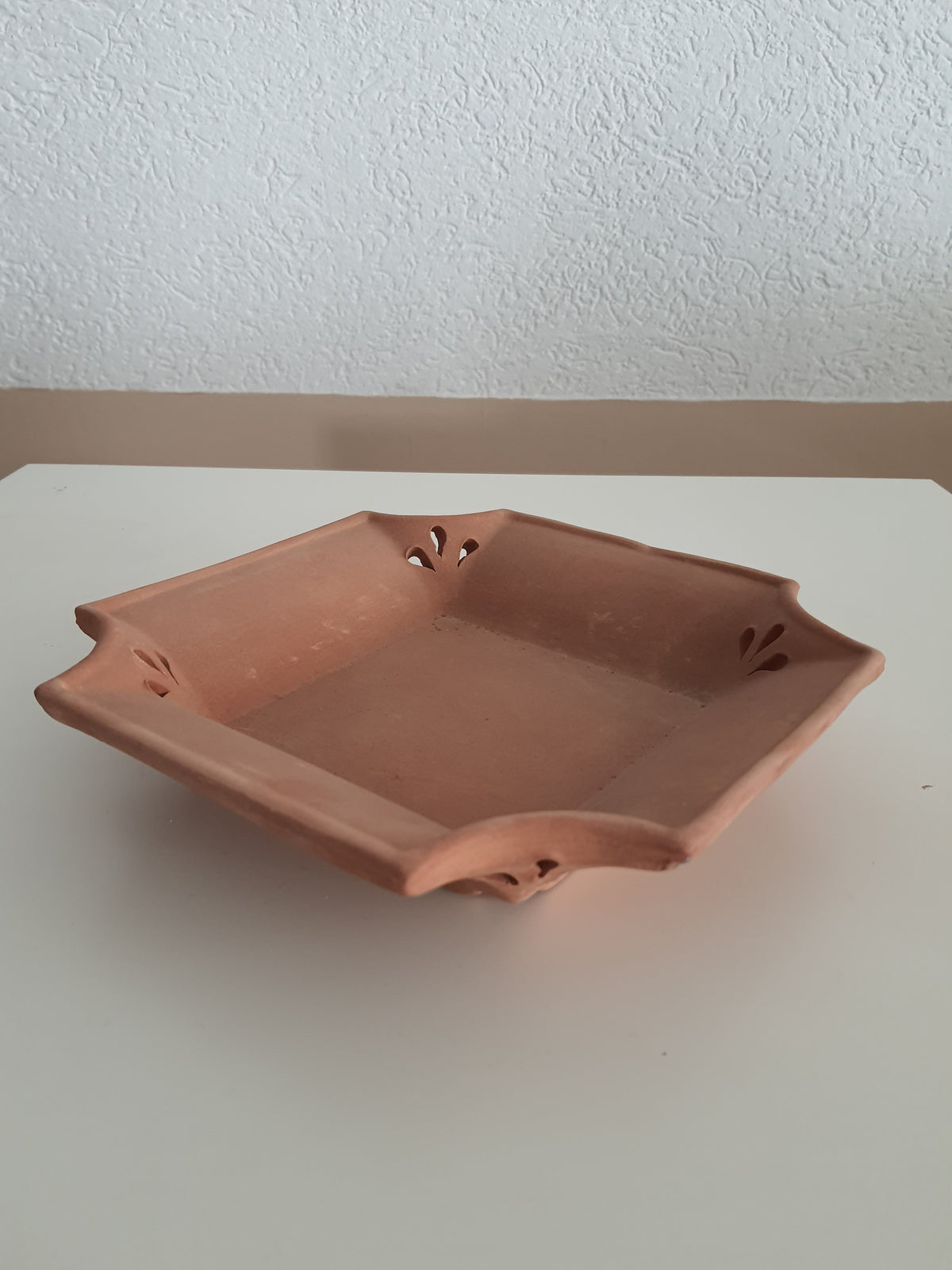 Posacenere in terracotta grezza svuota tasche porta cioccolatini da decorare