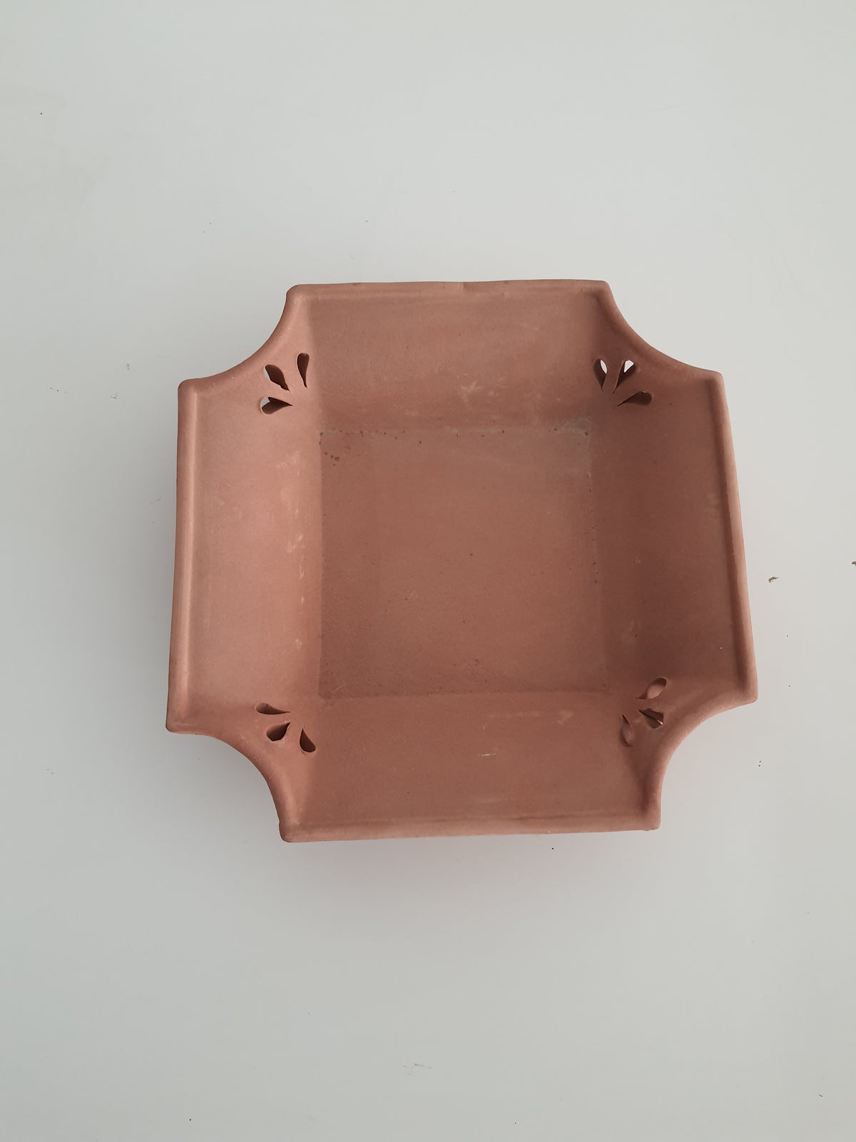 Posacenere in terracotta grezza svuota tasche porta cioccolatini da decorare