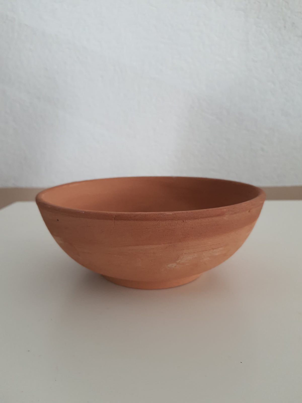Ciotola in terracotta rossa grezza scodella porta frutta insalatiera piccola