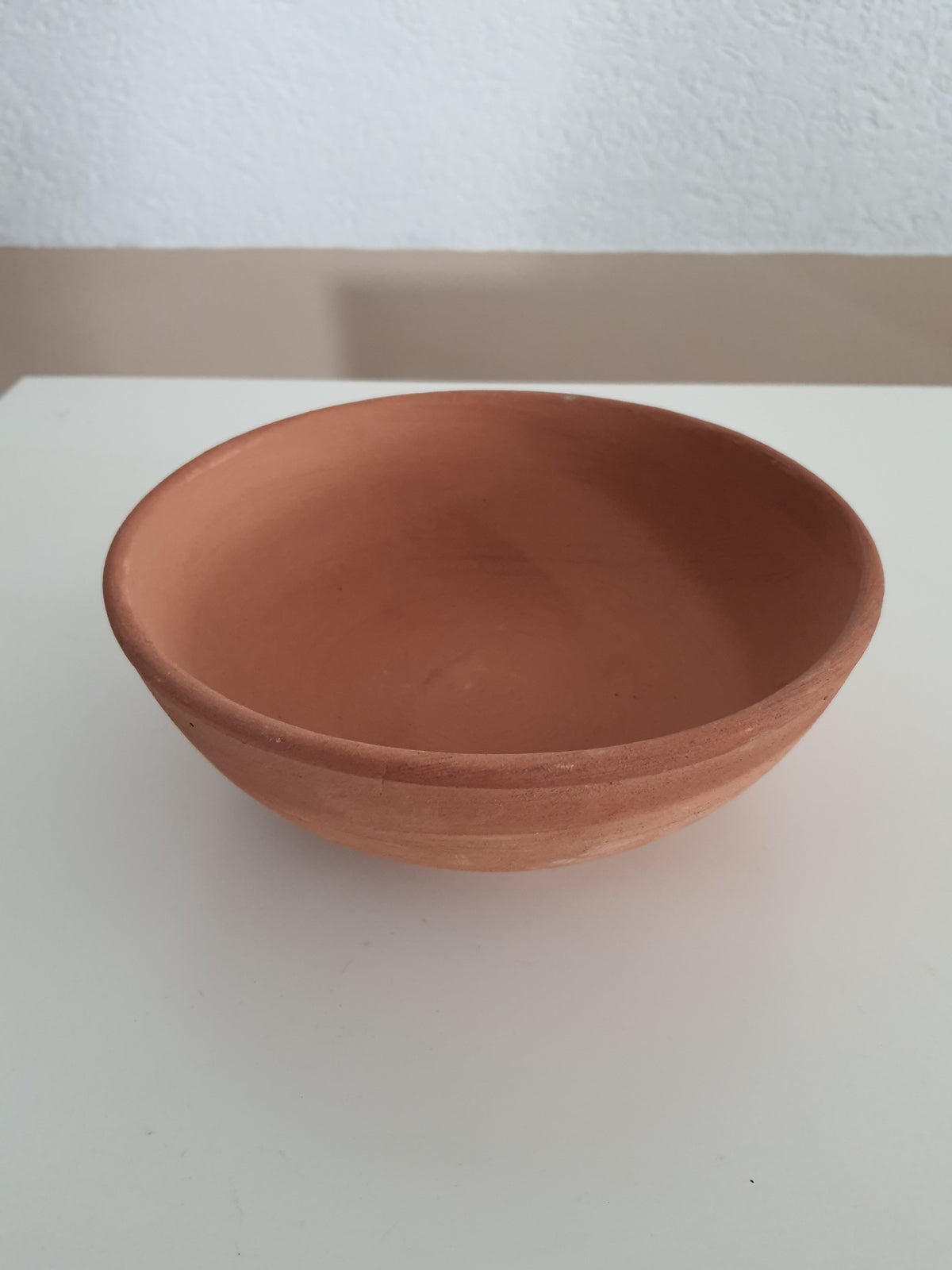 Ciotola in terracotta rossa grezza scodella porta frutta insalatiera piccola