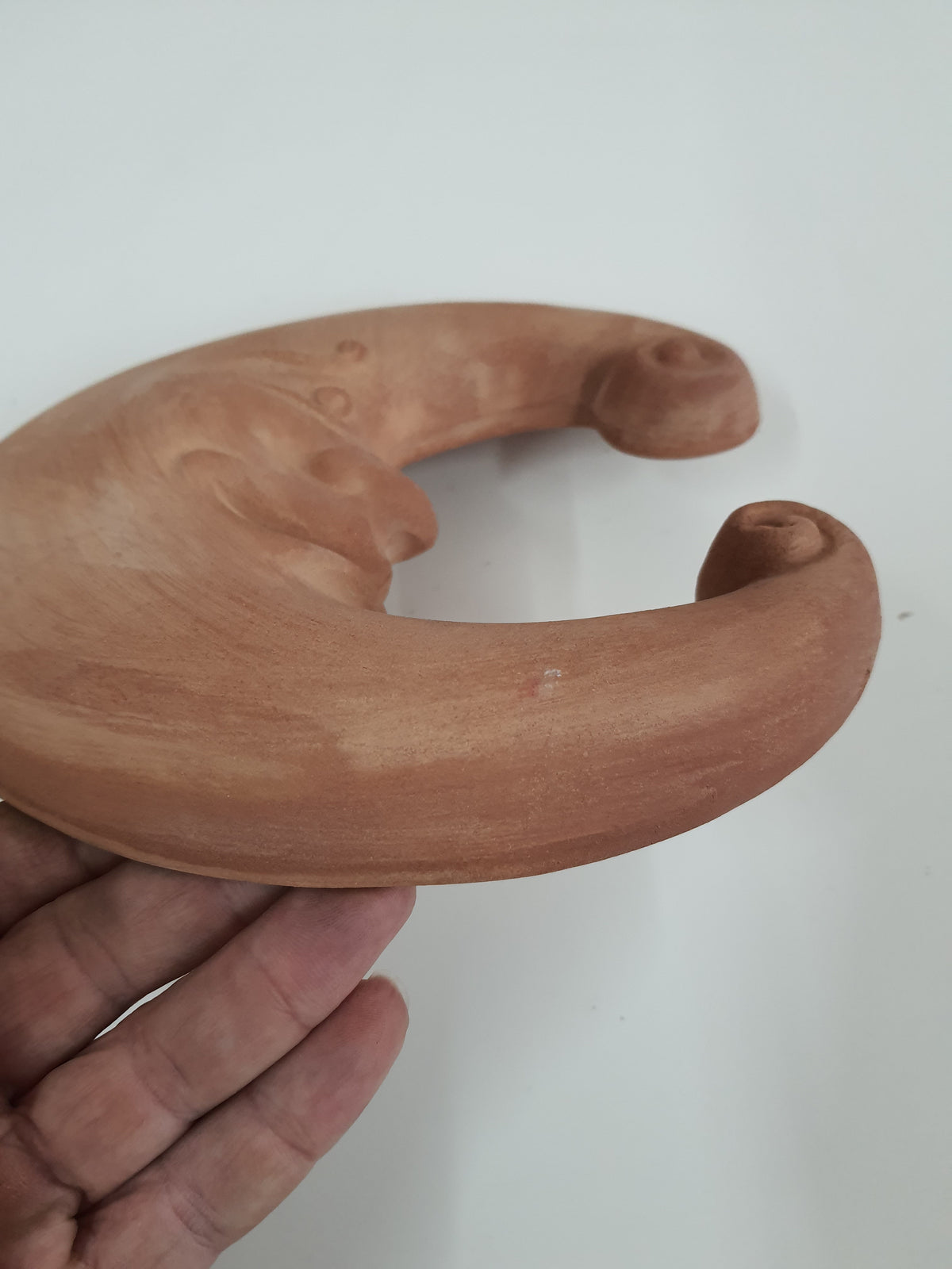 Luna in terracotta fregio da parete decorazione murale interno esterno