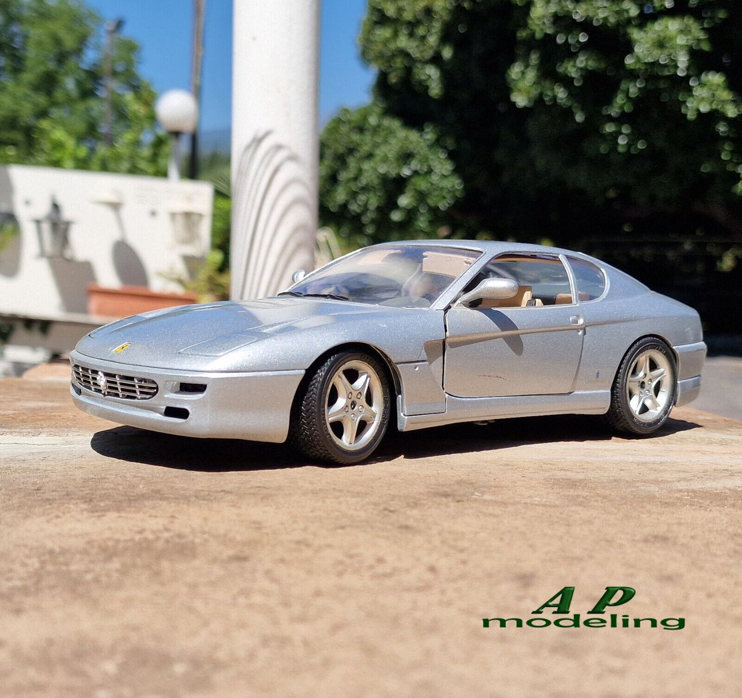 modellino auto 1:18 ferrari 456 gt della bburago modellini made in italy A usato