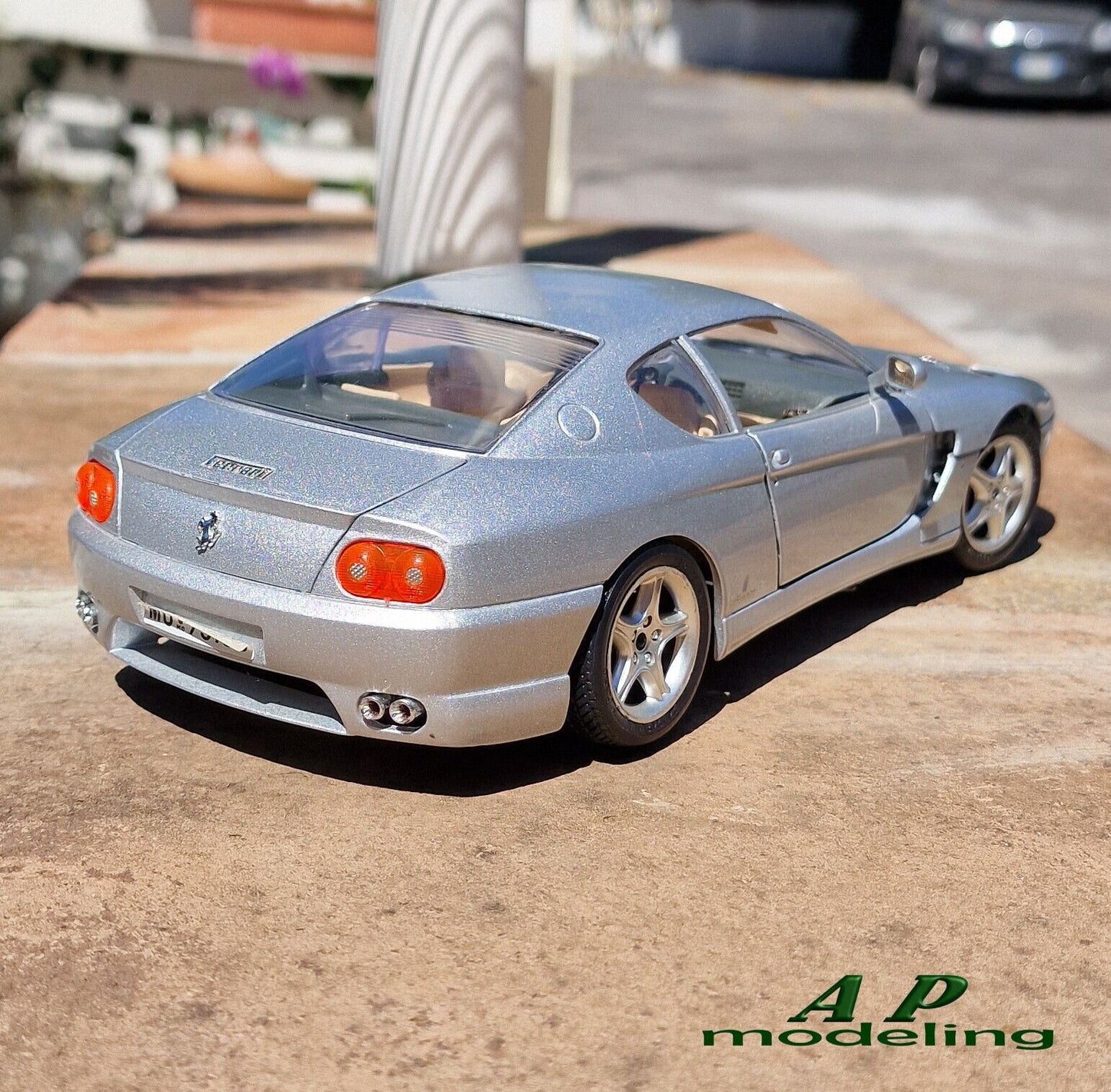 modellino auto 1:18 ferrari 456 gt della bburago modellini made in italy A usato