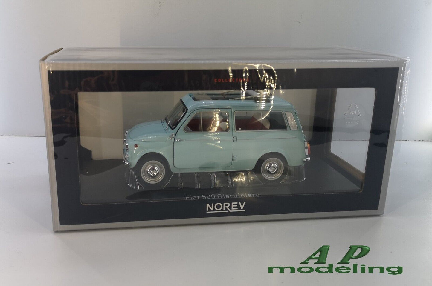 modellino fiat 500 giardiniera scala 1/18 modellini da collezione vintage norev