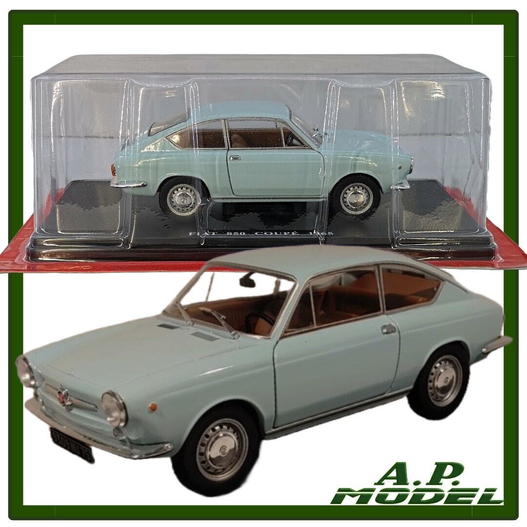 modellino auto 1/24 fiat 850 coupé modellini da collezione vintage die cast