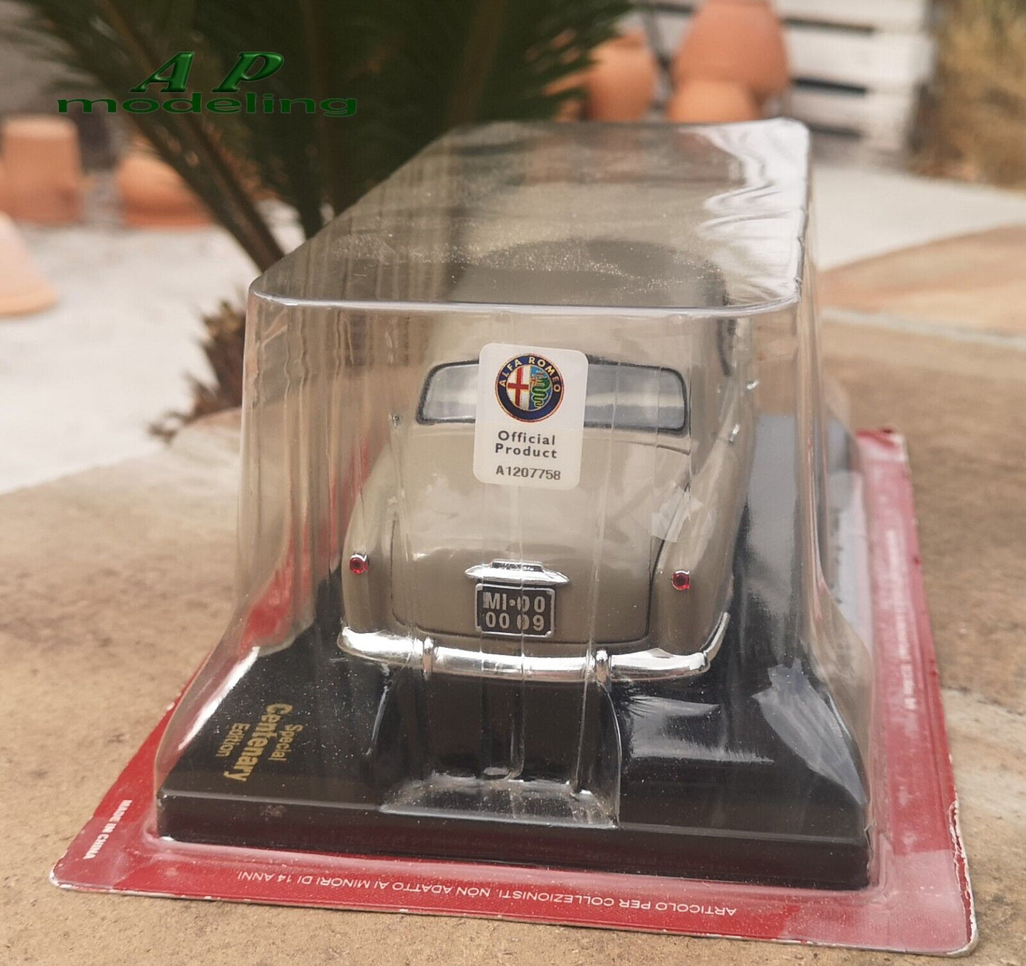 modellino auto 1/24 alfa romeo 1900 del 1950 modellini vintage da collezione usato