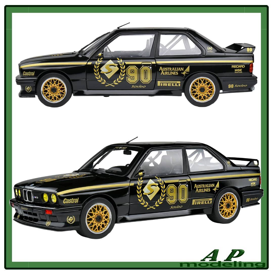 modellino auto 1:18 BMW m3 e30 edizione limitata della solido modellini in scala