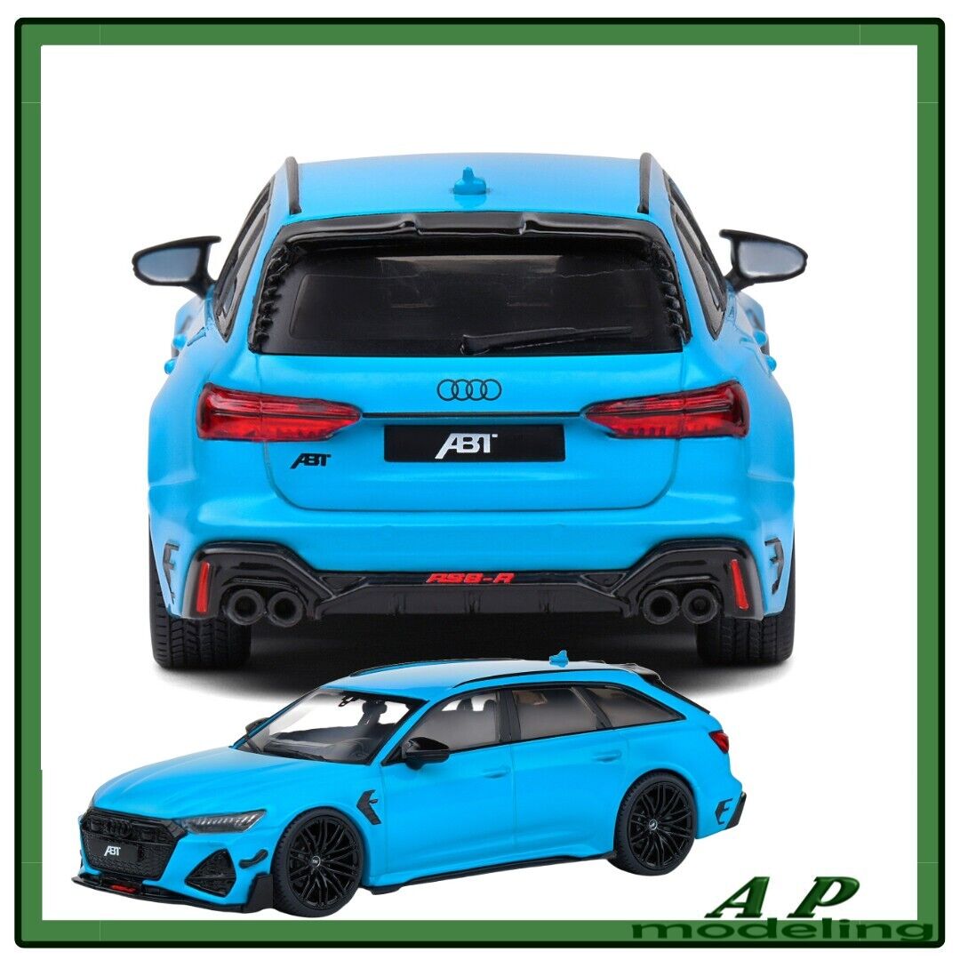 modellino auto scala 1/43 Audi A6 avant ABT RS6 del 2022 modellini da collezione