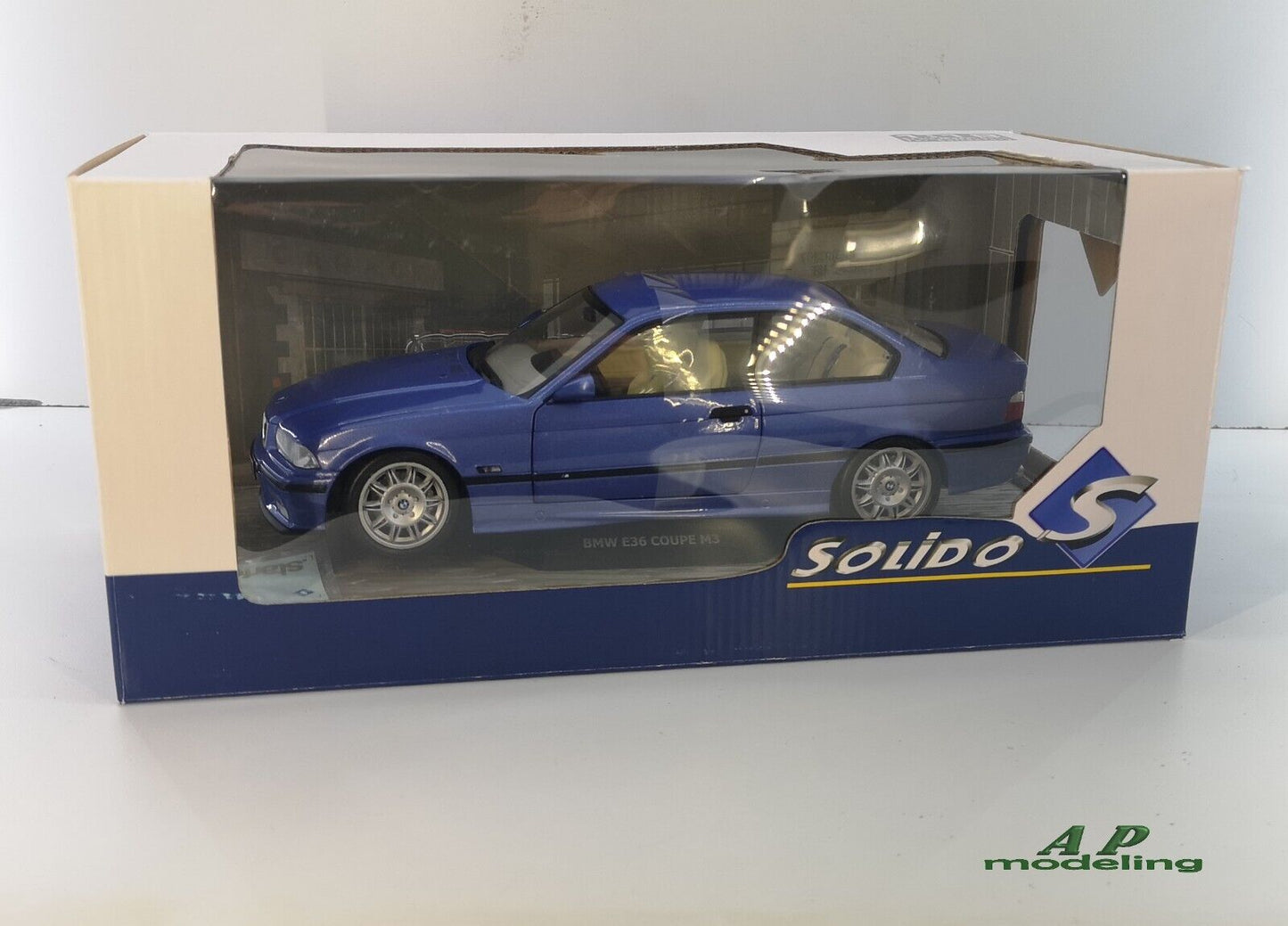 modellino auto 1:18 BMW m3 e36 coupè modellini da collezione della solido