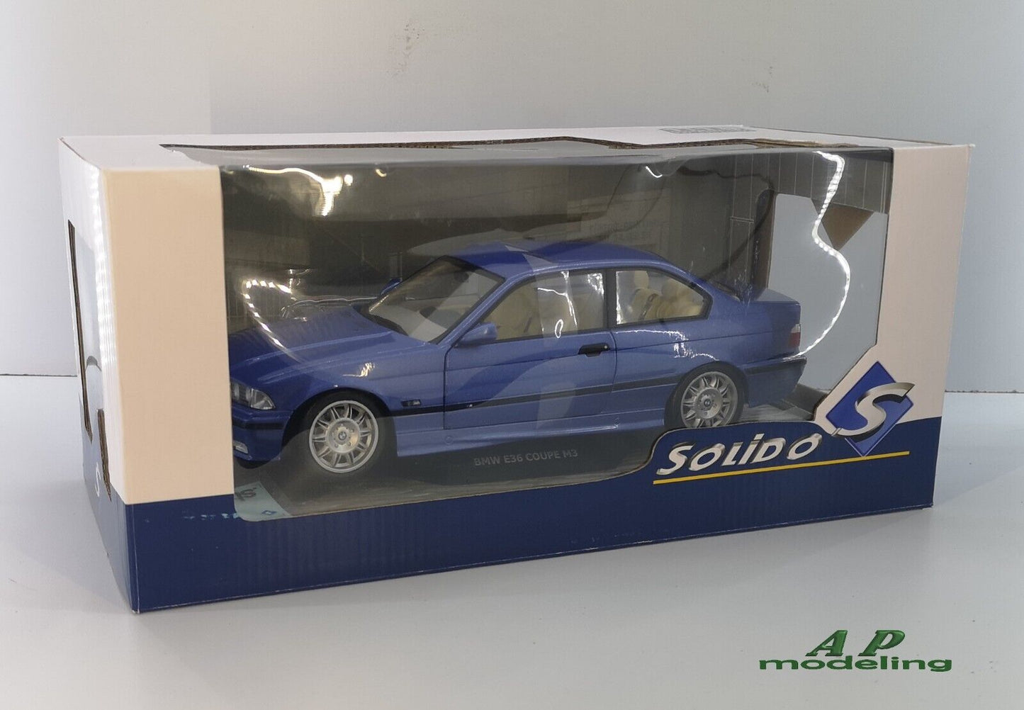 modellino auto 1:18 BMW m3 e36 coupè modellini da collezione della solido