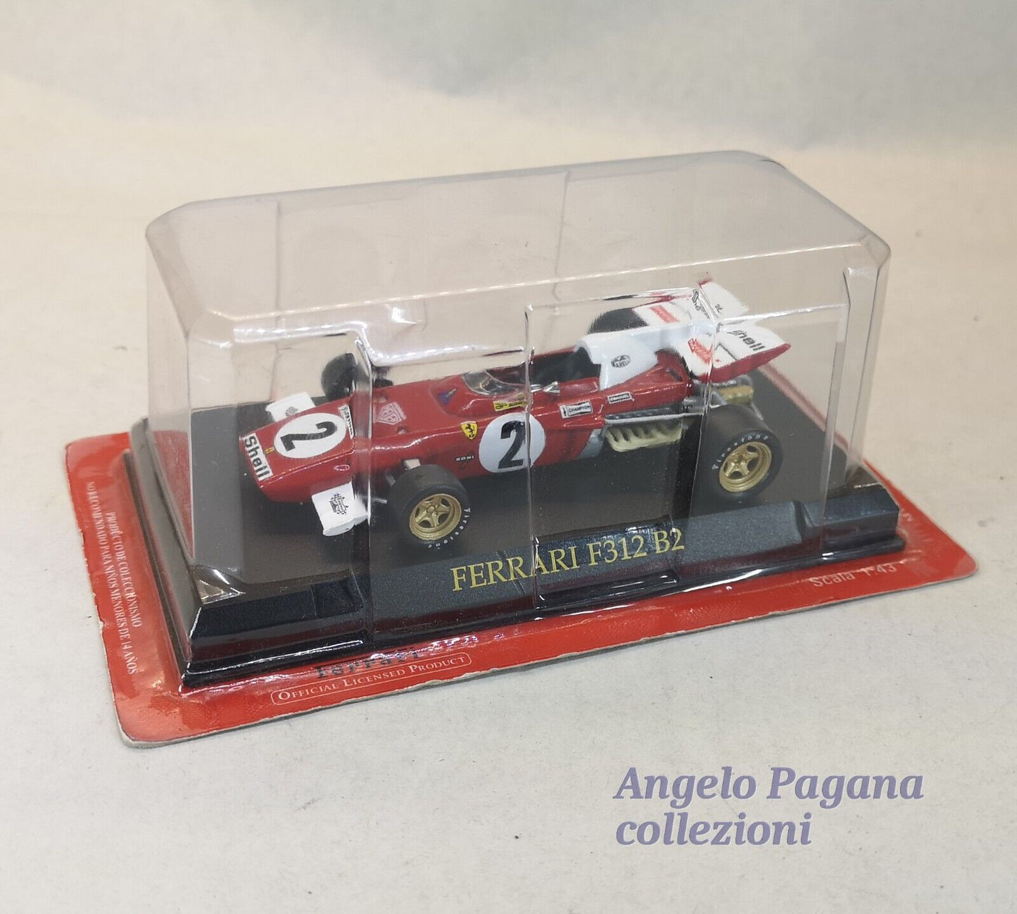 modellino ferrari f312 b2 modellini auto da collezione scala 1/43 formula 1 f1