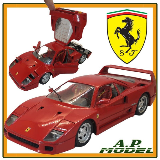 modellino ferrari f40 scala 1/18 obsoleto usato modellini auto da collezione usato