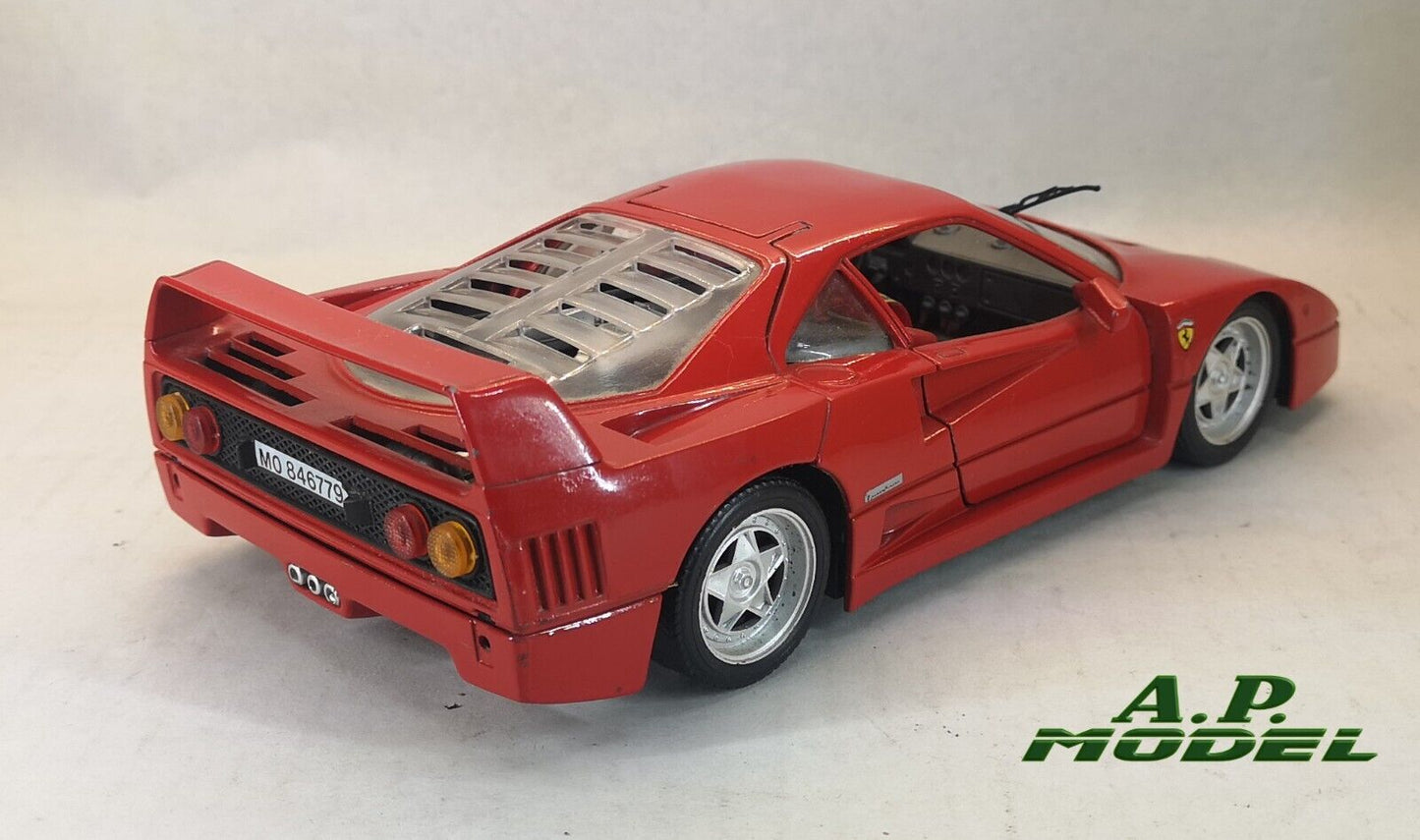 modellino ferrari f40 scala 1/18 obsoleto usato modellini auto da collezione usato