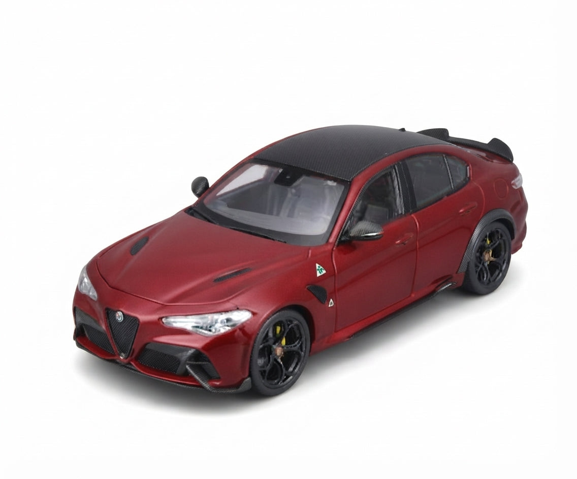 modellino auto 1/18 alfa romeo giulia GTA bordeaux modellini collezione bburago