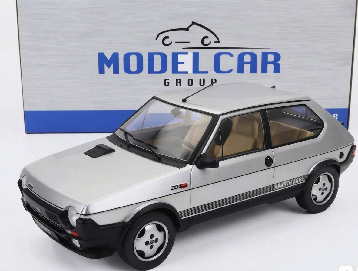 modellino auto scala 1/18 fiat ritmo tc 125 abarth grigio modellini collezione