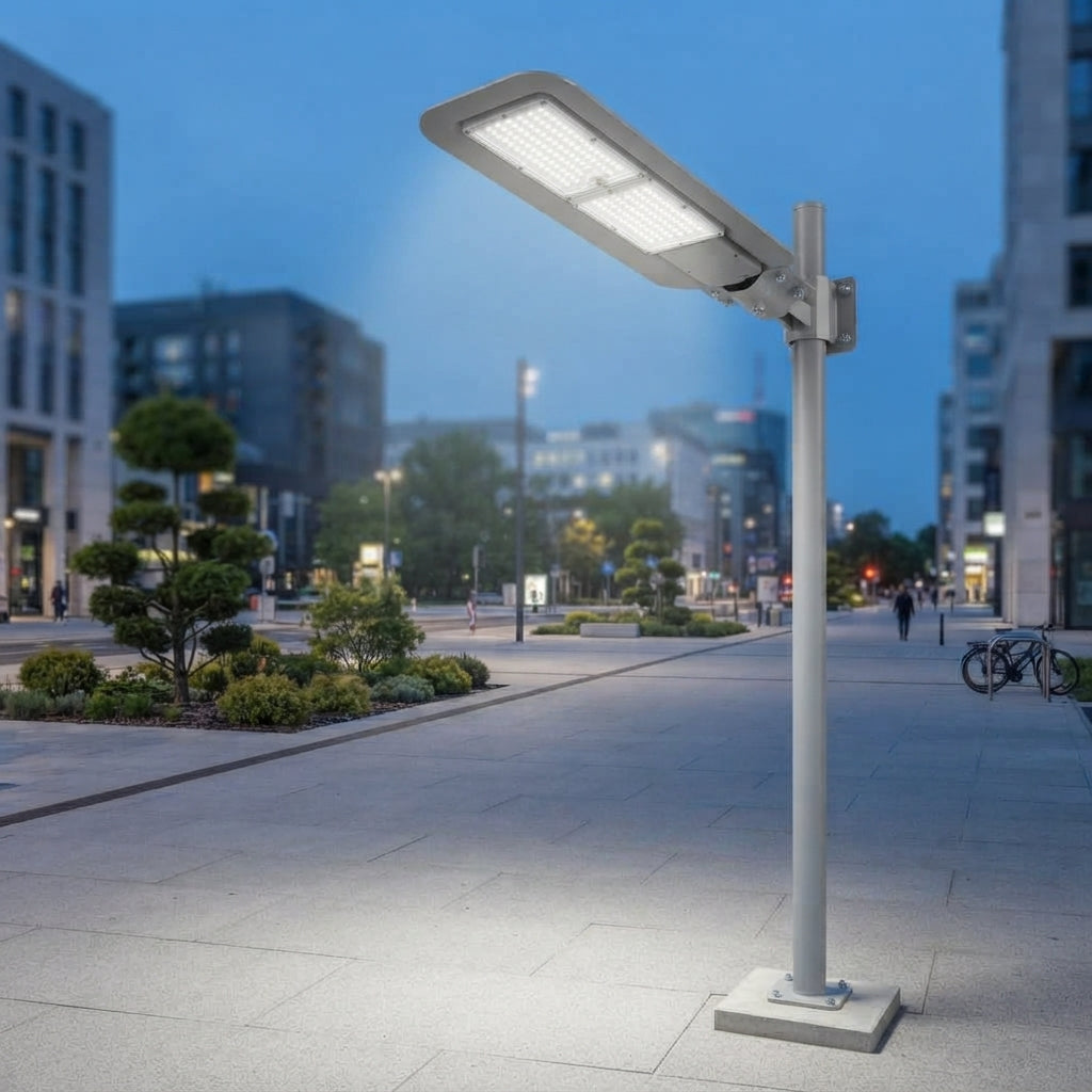 Faretto led da esterno in metallo lampada lampione stradale 150w 4000k 15000LM