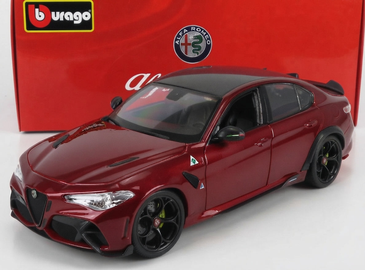 modellino auto 1/18 alfa romeo giulia GTA bordeaux modellini collezione bburago