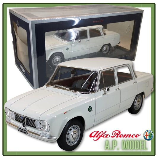 modellino auto 1:18 alfa romeo giulia TI super del 1963 modellini della norev