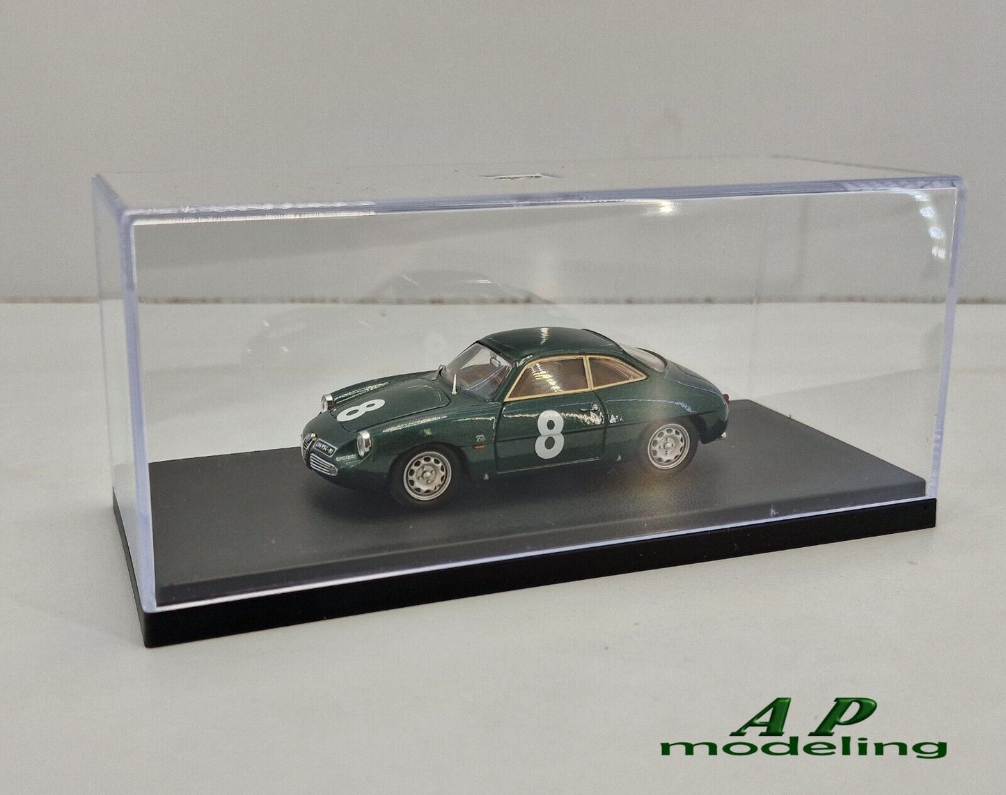 modellino auto 1/43 alfa romeo giulietta sz targa florio del 1961 modellini