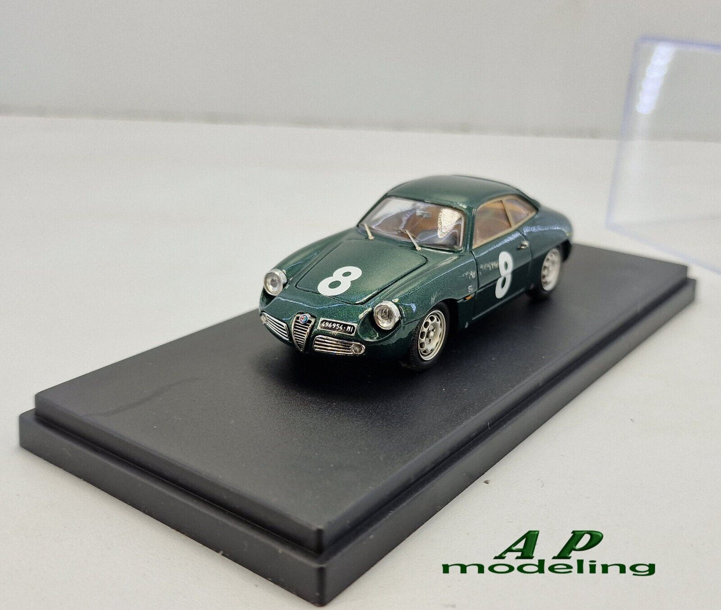 modellino auto 1/43 alfa romeo giulietta sz targa florio del 1961 modellini