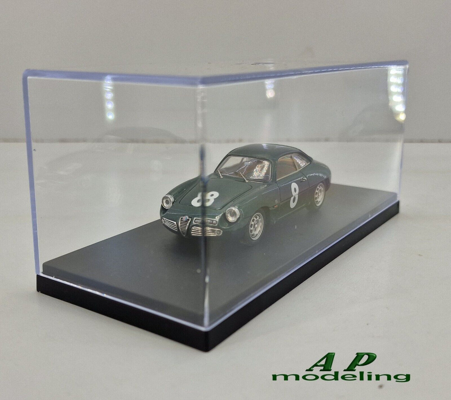 modellino auto 1/43 alfa romeo giulietta sz targa florio del 1961 modellini