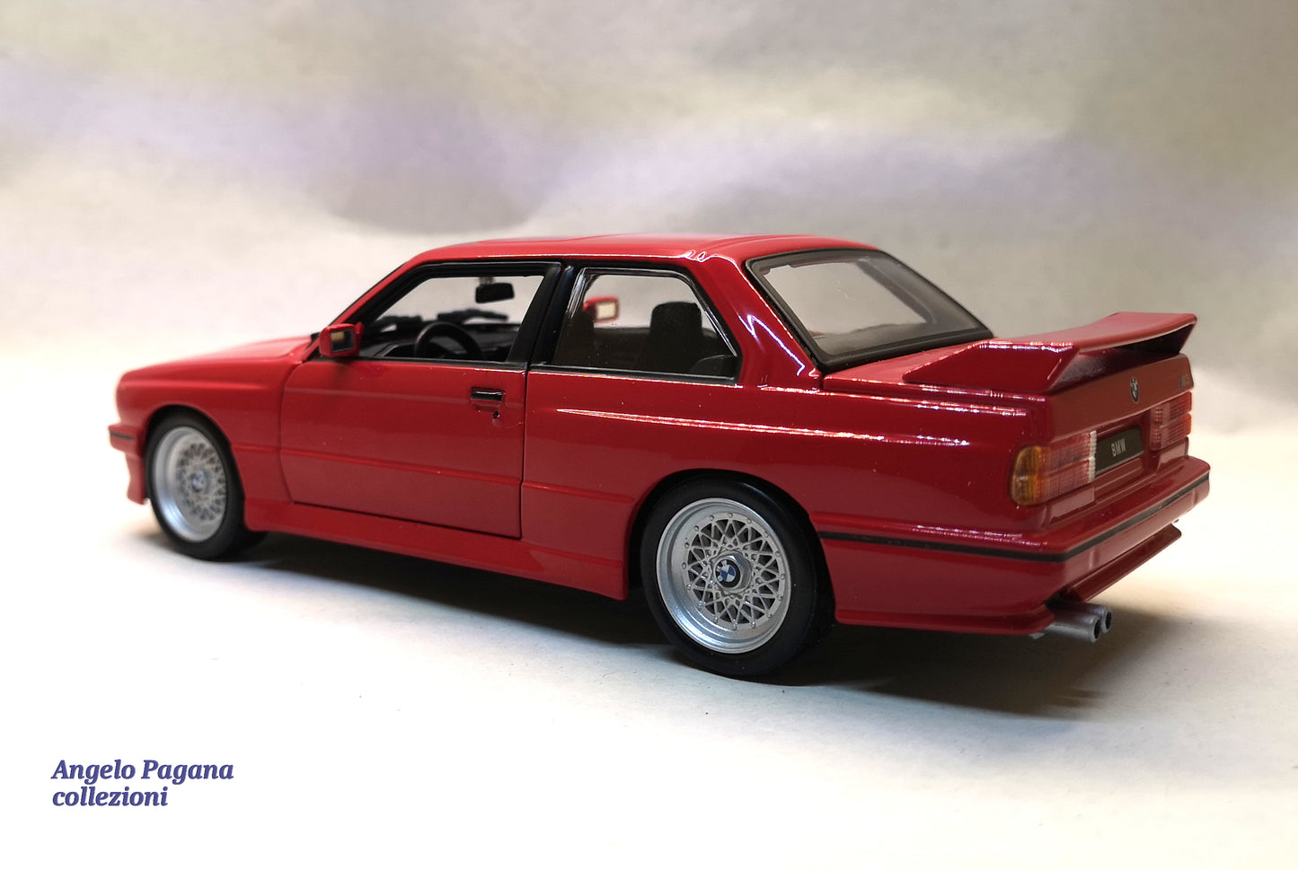 modellini auto vintage 1.24 modellino BMW M3 serie 3 e30 del 1988 burago